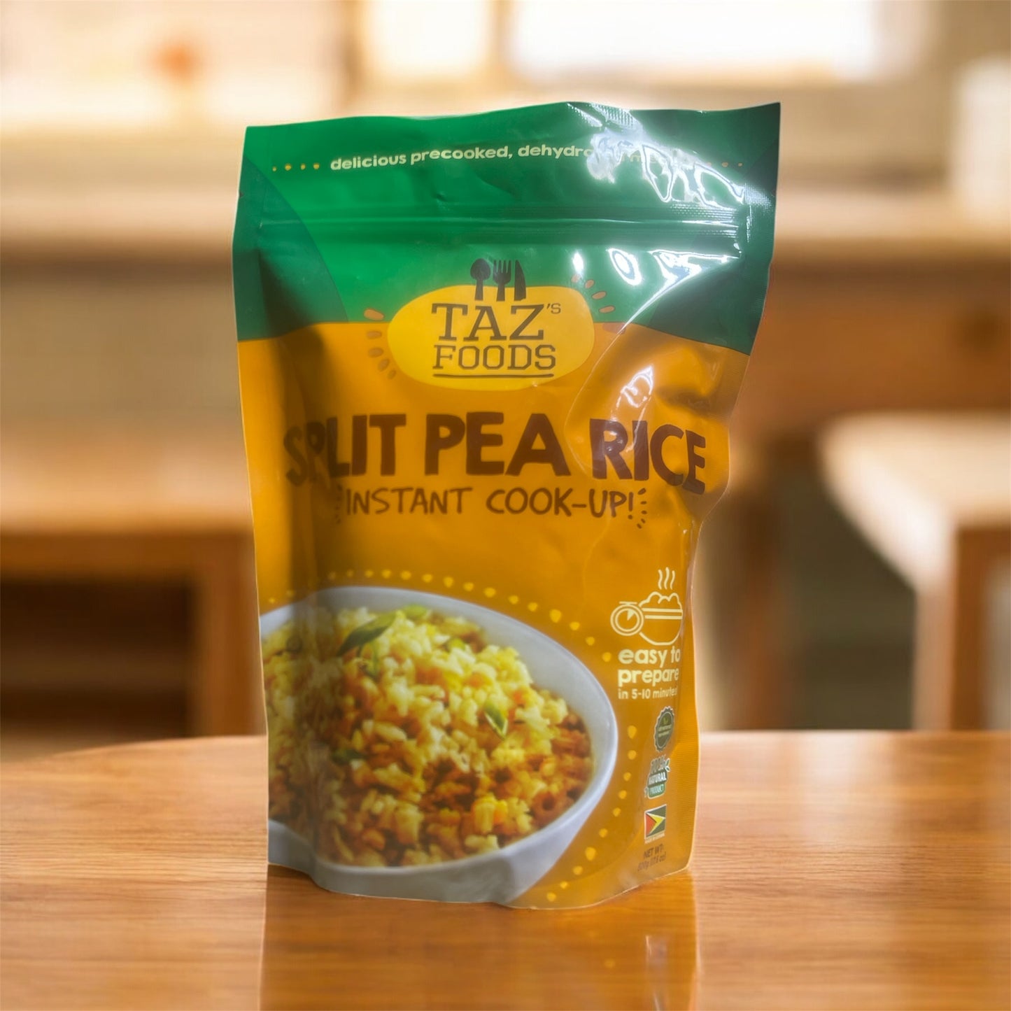 TAZ'S FOOD INSTANT SPLIT PEA COOK-UP RICE 4.5 OZ