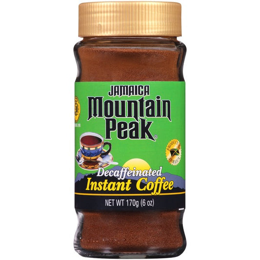 Jamaica Mountain Peak Instant Decaffeinated Coffee 6 oz